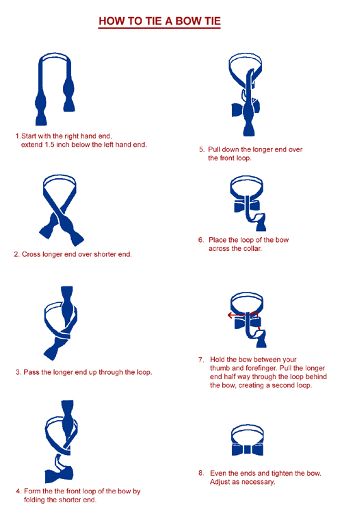 how to tie a bow tie
